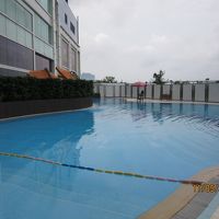 割と広い専用プール