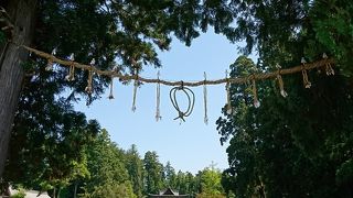 美しい境内でした