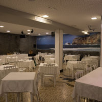 朝食会場、地下にあります