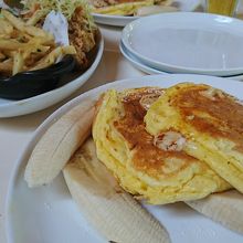 ふわふわのリコッタチーズパンケーキ