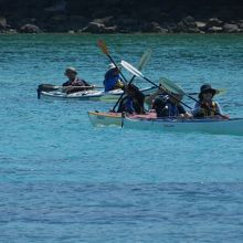 イダの浜のシーカヤック