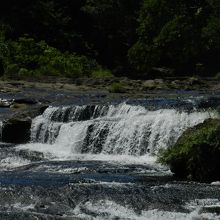 豪快な水量のカンビレーの滝