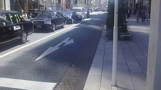 銀座の中央通りになります
