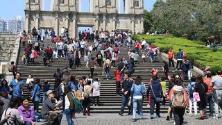 聖ポール天主堂前の広場