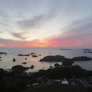 佐世保の夜景が一望できる