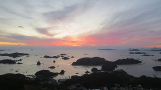 佐世保の夜景が一望できる