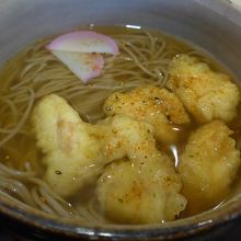 揚げたての鶏天でとても美味しかったです