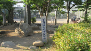 小さな碑ですから、見落とさない様に！