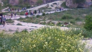 カッパドキア　黄色い花が良く似合う