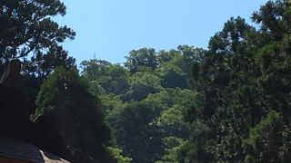 本堂横からから地蔵堂街見えます