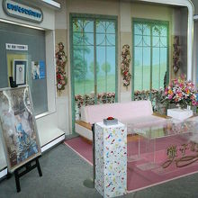 「徹子の部屋」の再現ディスプレイがありました