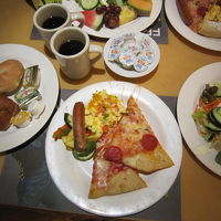 朝食のビュッフェは最高でした。