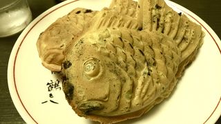 天然物のたい焼きがおいしい