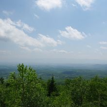 十勝平野を一望