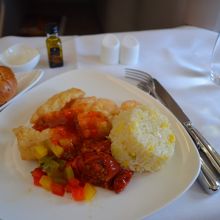 魚料理を選びました