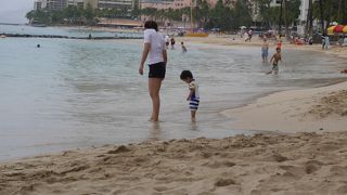 小さな子供連れに良いビーチ！
