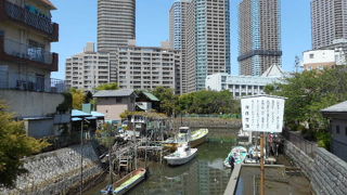 佃小橋と船溜り