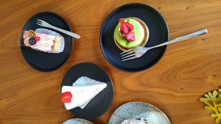 有名なケーキ屋さん。