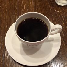 ランチセットのコーヒー