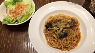 パスタがもちもちして美味しい