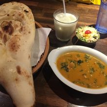 ほうれん草とチキンのカレー