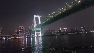 夜景を見ながらのビールは最高