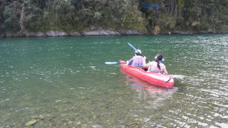 季節外れの四万十川は貸し切り状態！