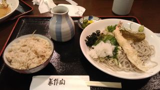 ATCトレードセンターの蕎麦居酒屋
