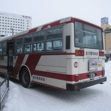 旭山動物園行きバスです