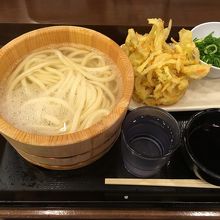 釜揚げ+野菜かき揚げ