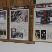 歴史民俗資料館中の説明板