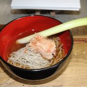 名物のお蕎麦