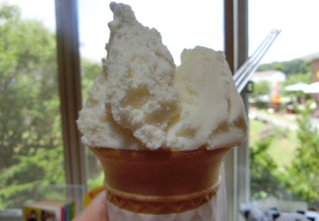 美味しいアイスクリームが売りの牧場直営店