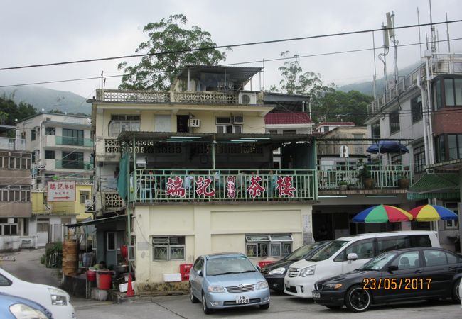 のどかな農村にある美味しい店