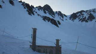 春スキーの出来る場所