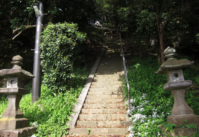 入口がわかりづらい神社