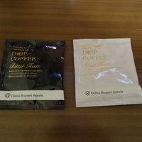 ダイワロイネットチェックイン時にもらえるドリップコーヒー
