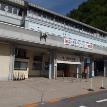 出発点の扇沢駅