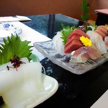 お刺身も単品で