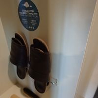 残念ながらスリッパは使いまわし。