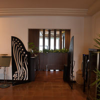 朝食、夕食会場のレストラン