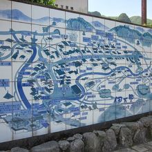 伊万里焼の案内板