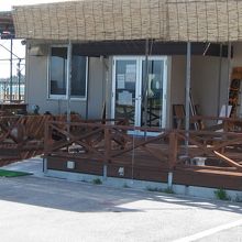 国頭港食堂テラス席