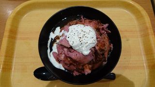 ローストビーフの積み重ね