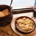 小エビのアヒージョは美味しかった