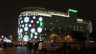 バルセロナの「へそ」と呼ばれる広場