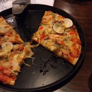 ピザが美味しい、カジュアルなイタリアンレストランです。