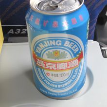 上海、広州間で提供されたランチビール