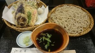 そばの量がもう少し欲しい