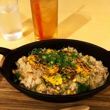 ドリンクは自家製レモネード